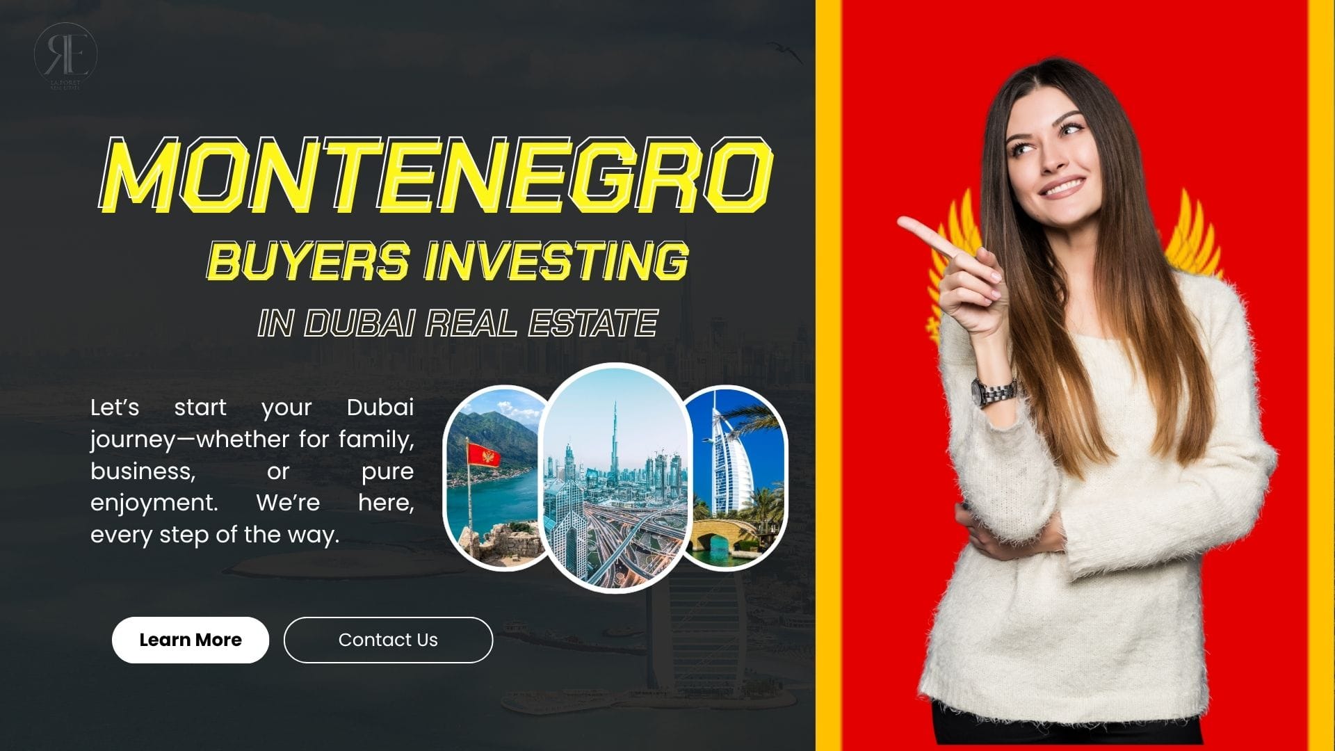 Montenegro Buyers Investing in Dubai Real Estate