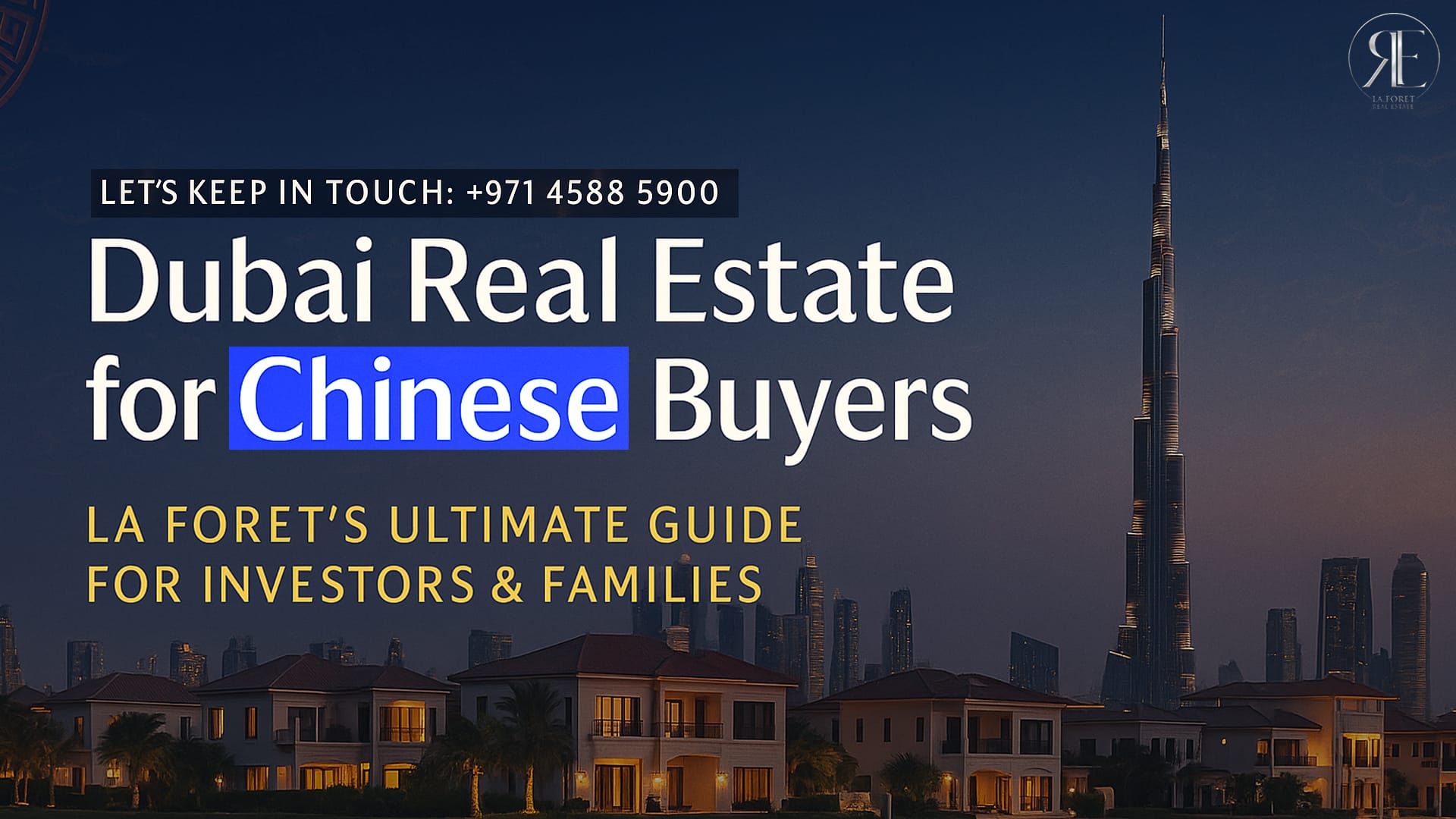Chinese Buyers Investing in Dubai Real Estate