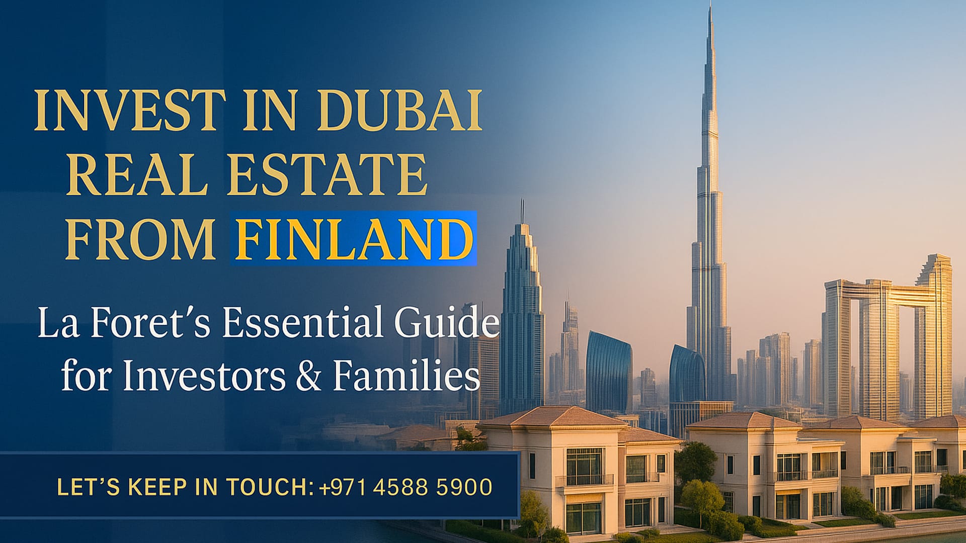 Finnish Buyers Investing in Dubai Real Estate