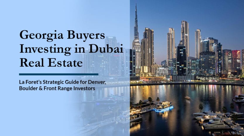 Georgia Buyers Investing in Dubai Real Estate