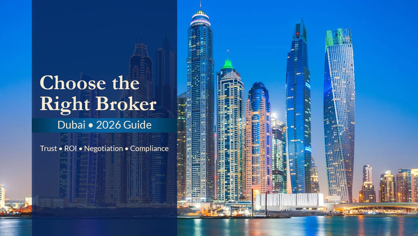 How to Choose the Right Real Estate Broker in Dubai
