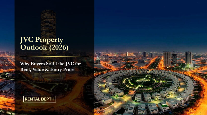JVC property prices rental demand investment outlook 2026